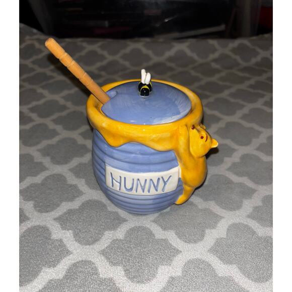 Vintage 90’s Treasure Craft Disney Winnie the Pooh Honey Jar - Picture 1 of 9